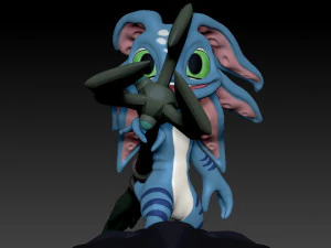 fizz and chompers-lol 3D Print Model