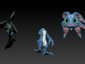 fizz and chompers-lol 3D Принт Модель