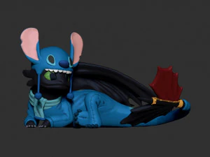 无齿缝 3D 打印模型