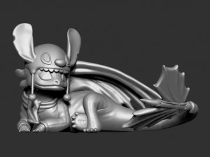 toothless stitch 3D Print Model