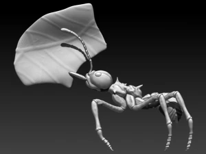 red ant 3D Print Model
