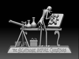 jackskeleton 3Dプリントモデル
