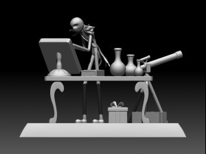 jackskeleton 3Dプリントモデル