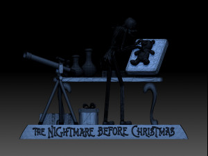 jackskeleton 3Dプリントモデル