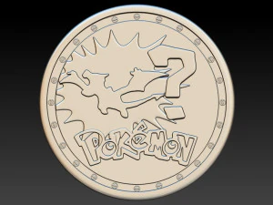 coin pokemon 3D Print Model