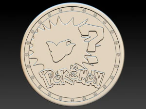 coin pokemon 3D Print Model