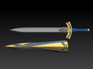 saber excalibur y avalon 3D Print Model