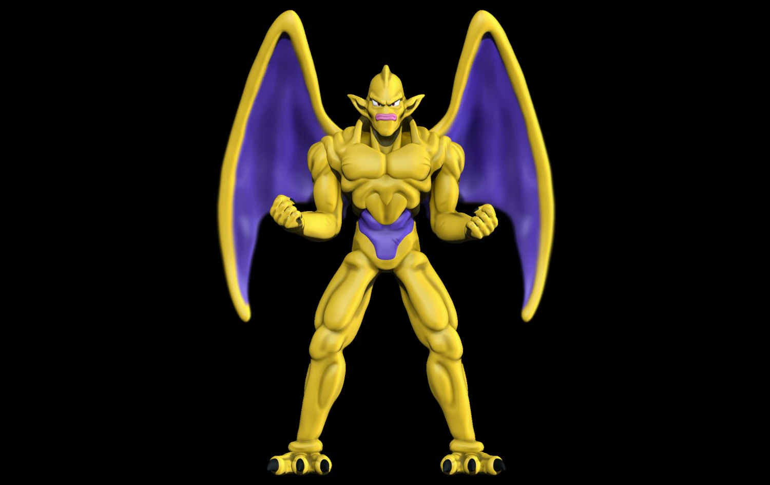dragon de 3 y 4 estrellas 3D Print Model .c4d .max .obj .3ds .fbx .stl .blend 