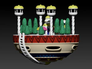 팔라시오 카미사마 3D 프린트 모델