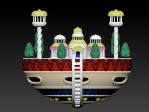 palacio kamisama Modèles 3D en vedette
