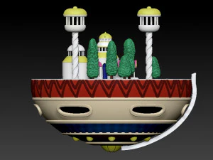 팔라시오 카미사마 3D 프린트 모델