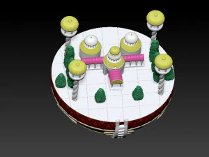 팔라시오 카미사마 3D 프린트 모델