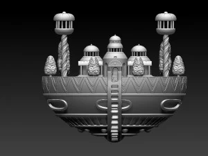 팔라시오 카미사마 3D 프린트 모델