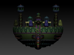 palacio kamisama Modèles 3D en vedette