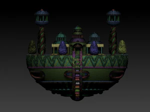 팔라시오 카미사마 3D 프린트 모델