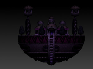 palacio kamisama Modèles 3D en vedette