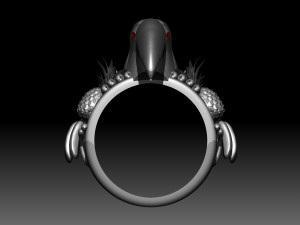 toucan ring 3D प्रिंट मॉडल