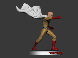 saitama 3D Baskı Modeli