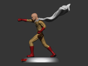 saitama 3D Baskı Modeli