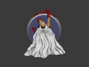 saitama 3D Baskı Modeli