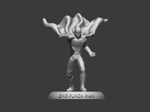 saitama 3D Baskı Modeli