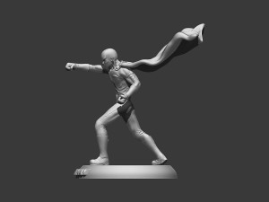 saitama 3D Baskı Modeli