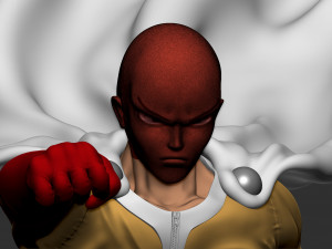 saitama 3D Baskı Modeli
