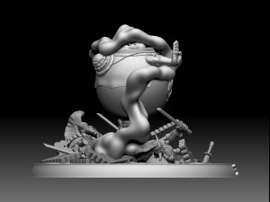 tank man 3D Print Model