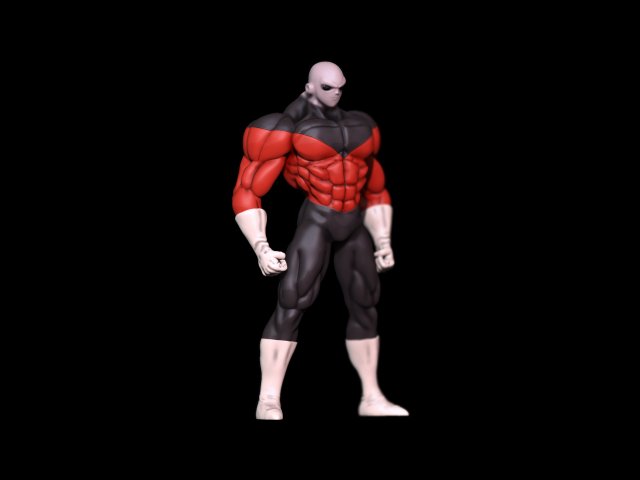 jiren 3D 打印模型 .c4d .max .obj .3ds .fbx .stl .blend 
