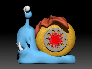 denden mushi jimbe 3D Print Model