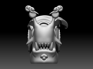 denden mushi jimbe 3D-printmodel