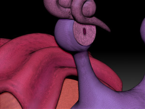 denden mushi jimbe 3D-printmodel