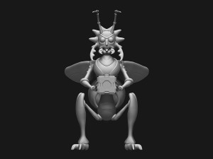 rick avispa 3D-printmodel