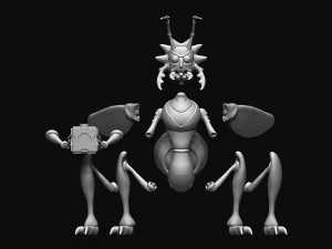 rick avispa 3D-printmodel