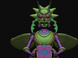 rick avispa 3D-printmodel