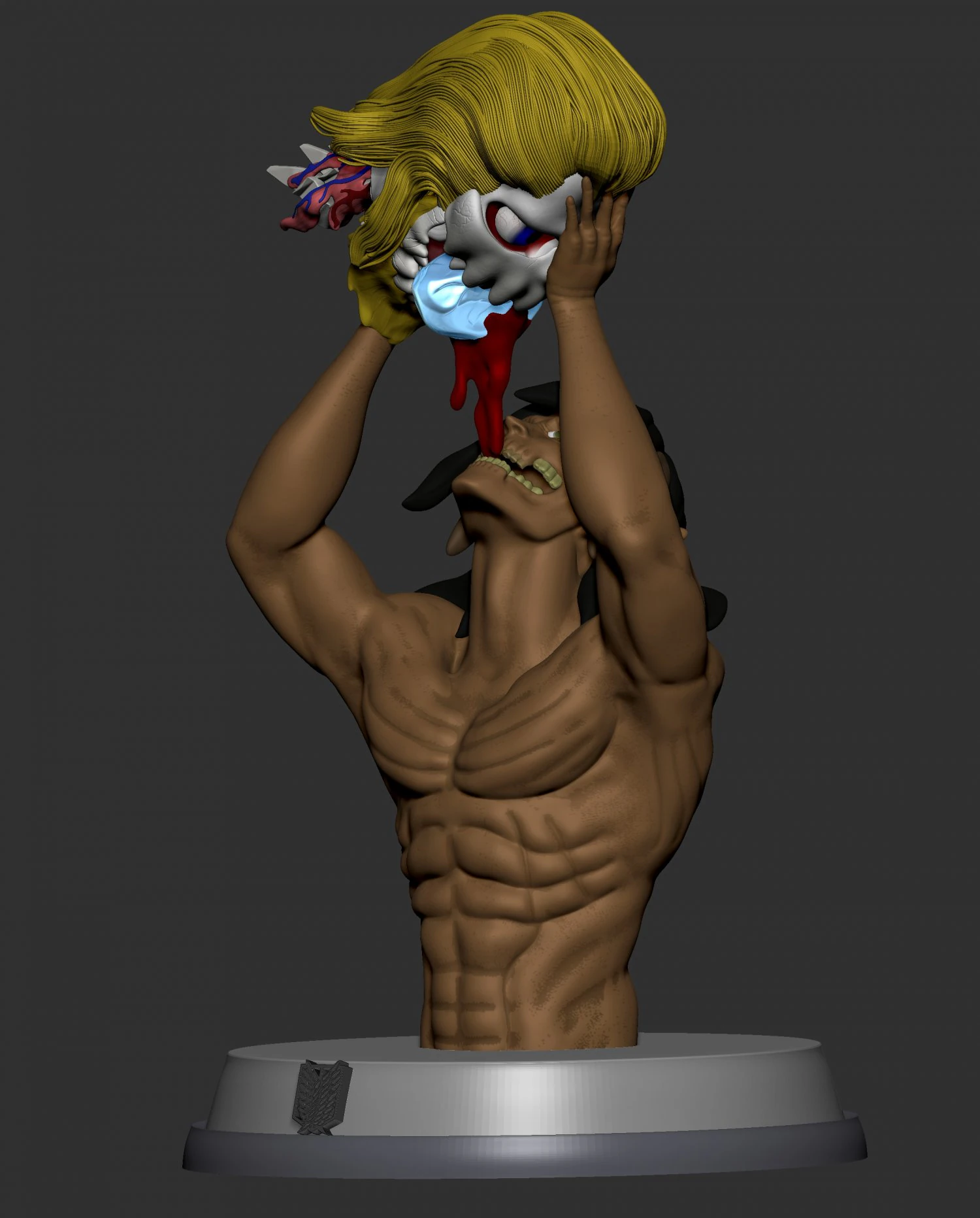 shingeki no kyojin 3D Print Model .c4d .max .obj .3ds .fbx .stl .blend 