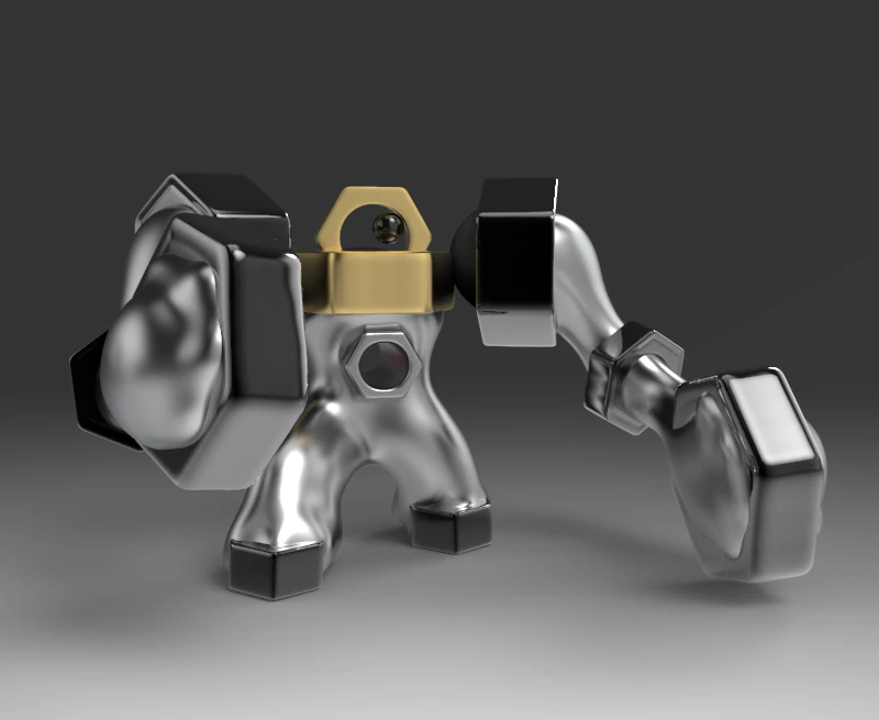 melmetal 3D Print Model .c4d .max .obj .3ds .fbx .stl .blend 
