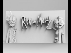 rick and morty 3D Print Model