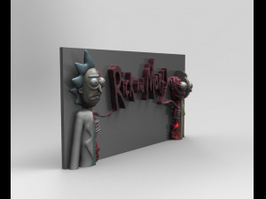 rick and morty 3D Print Model