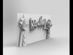 rick and morty 3D Print Model