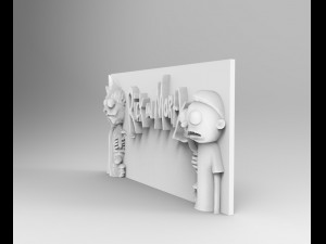 rick and morty 3D Print Model