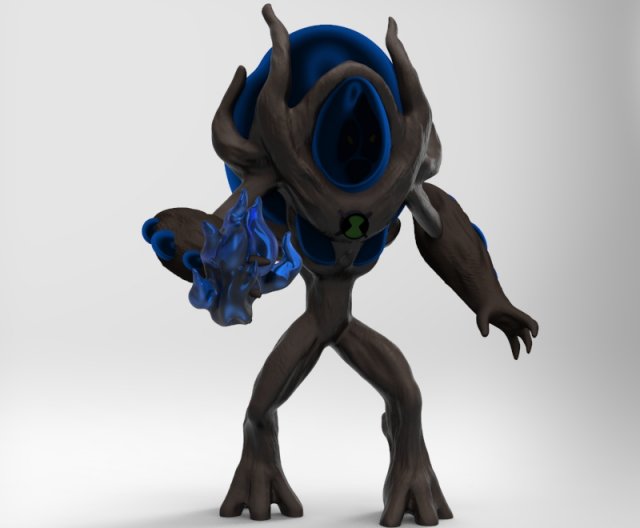 fuego pantanoso supremo Modello di stampa 3D .c4d .max .obj .3ds .fbx .stl .blend