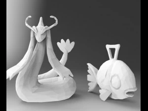 milotic 3D Print Model