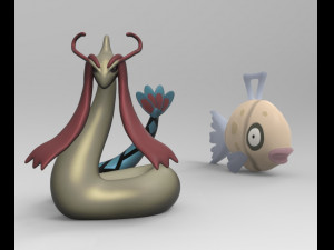 milotic 3D Print Model