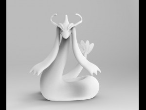 milotic 3D Print Model