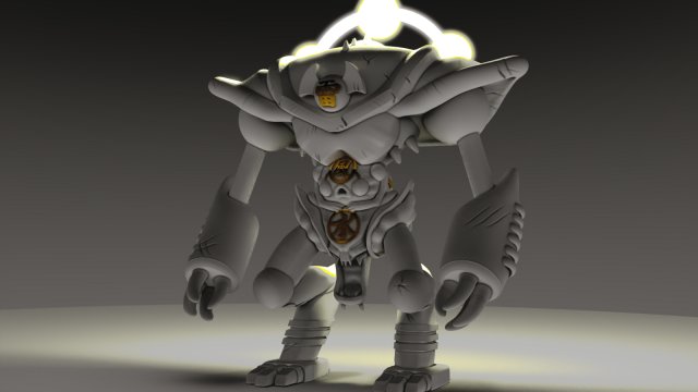 Gate Guardian 3D 프린트 모델 .c4d .max .obj .3ds .fbx .stl .blend 