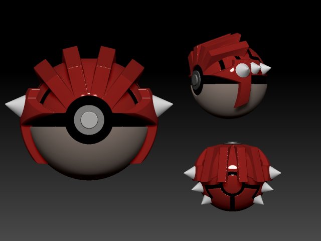 Groudon 3D Print Model .c4d .max .obj .3ds .fbx .stl .blend 
