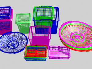 bosket set Modelo 3D