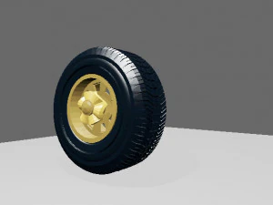 vehicle tire 3D Model