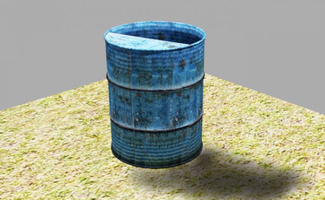 oil barrel 3D Model .c4d .max .obj .3ds .fbx .stl .blend 